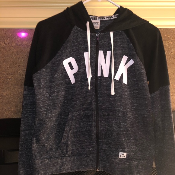 Victoria’s Secret PINK light weight zip up Hoodie - Picture 2 of 3